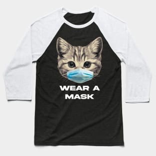 Wear a Mask Baseball T-Shirt